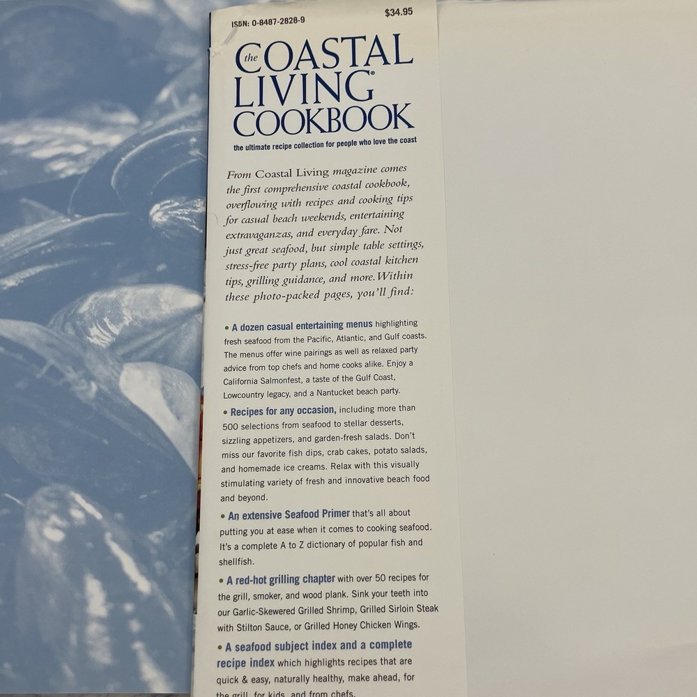 The Coastal Living Cookbook Recipe Collection Entertaining Table Party Menus - Picture 8 of 13
